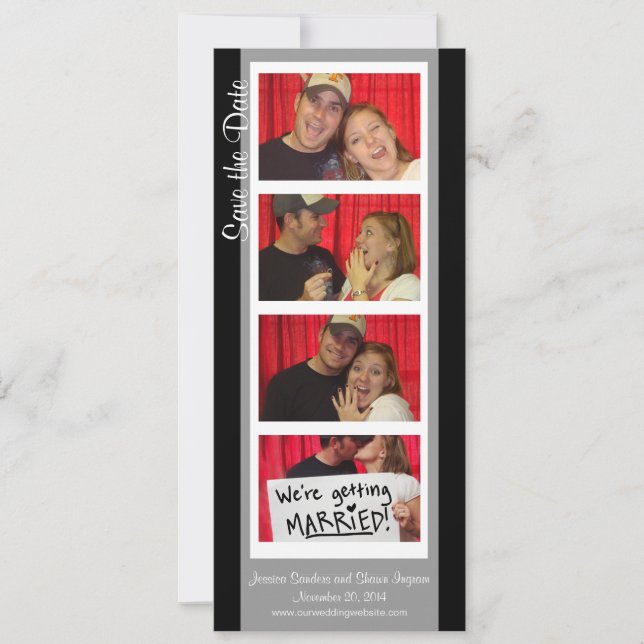 Creative Photo Booth Save the Date-Horizontal Imgs Save The Date (Front)