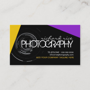 Creative Photographer Business Cards