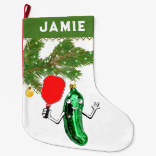 Creative Pickleball Gift Large Christmas Stocking