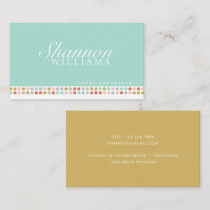 Creative Polka dots Business Card