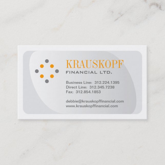 Creative Professional Business Card Template (Front)