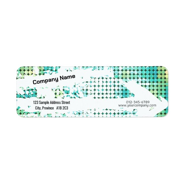 Creative Return Address Label - Retro Vibes (B) (Front)