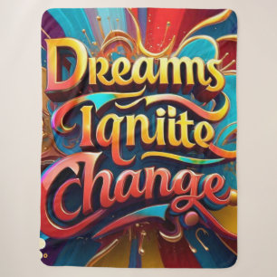 "Creative Revolution" Sherpa Blanket