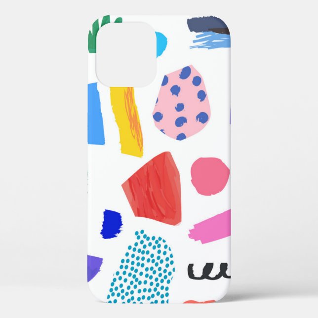 Creative Seamless pattern. Artistic universal back Case-Mate iPhone Case (Back)