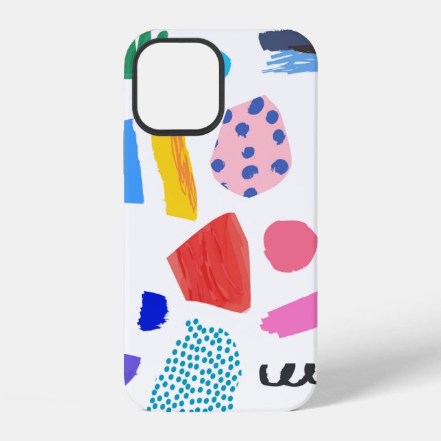 Creative Seamless pattern. Artistic universal back iPhone Case (Back)
