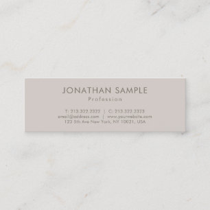 Creative Simple Graphic Modern Plain Luxury Trendy Mini Business Card