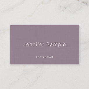 Creative Simple Modern Plain Luxury Professional Business Card