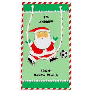 Creative Soccer Christmas Small Gift Bag