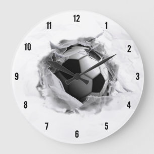 Creative Soccer Large Clock