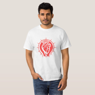 Creative Spark - Anatomical Heart Lightbulb Men's T-Shirt