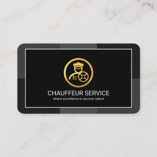 Creative Stylish Grey Monochrome Layers Driving Business Card