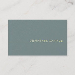 Creative Stylish Trendy Pearl Finish Modern Luxe Business Card