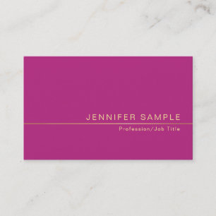 Creative Stylish Trendy Silk Finish Modern Luxury Business Card