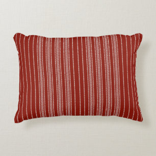 Creative Ticking Stripe – Heritage Rust Decorative Cushion