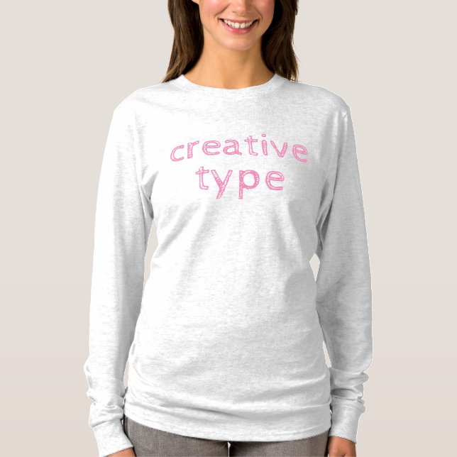 Creative Type Women's Long Sleeve T-Shirt (Front)