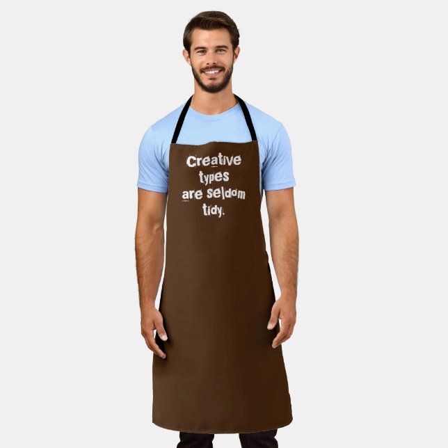 Creative Types Funny Men's Shop Apron (Worn)