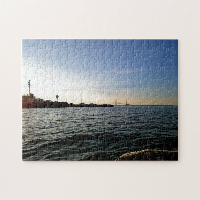 Creative US Coast Guard bridge photo jigsaw puzzle (Horizontal)