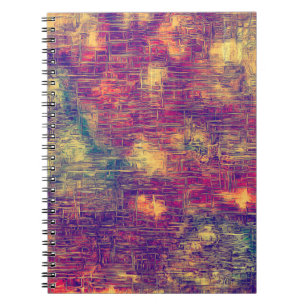 Creative vintage surface texture, close up grunge notebook