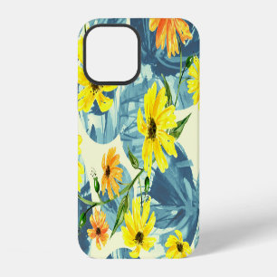 Creative Watercolor Plants: Stylish Seamless iPhone 12 Case