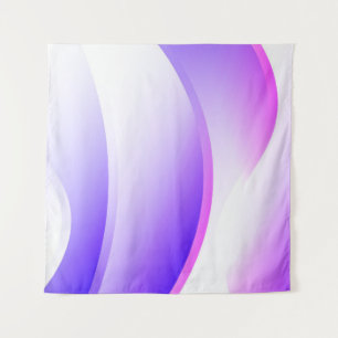Creative Waves. Futuristic Technology Style Backgr Tapestry