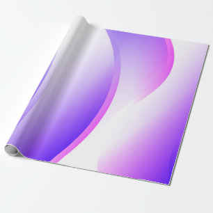 Creative Waves. Futuristic Technology Style Backgr Wrapping Paper
