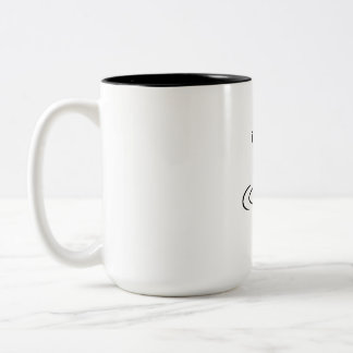 Creative, Whimsical, Minimalist Two-Tone Coffee Mug