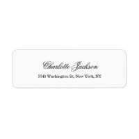 Creative White Minimalist Professional Script