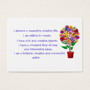 Creativity Affirmation Card - Daily Mantra