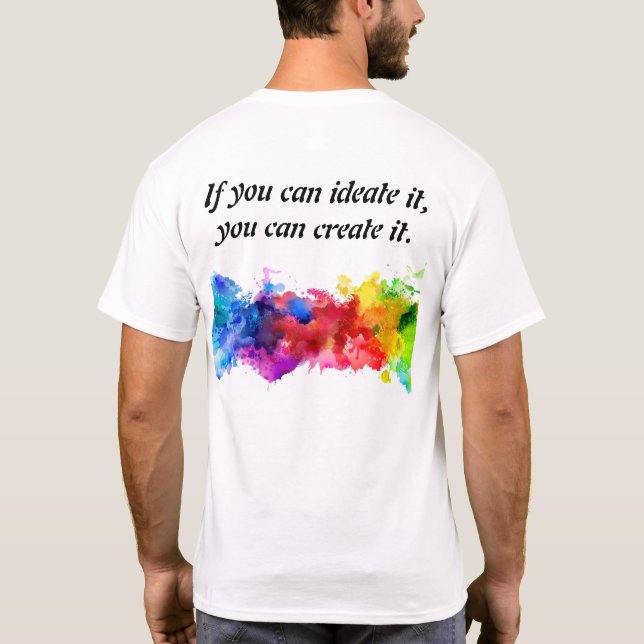 Creativity and style T-shirt (Back)