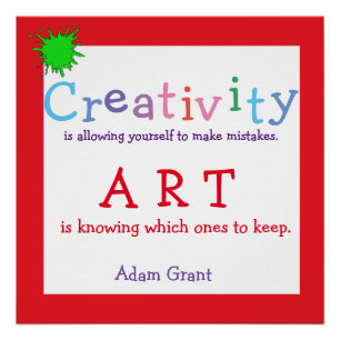 Creativity, Art Quote, Poster