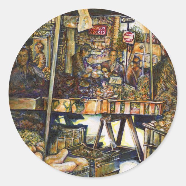 Creativity Glimmer All the Brighter Classic Round Sticker (Front)