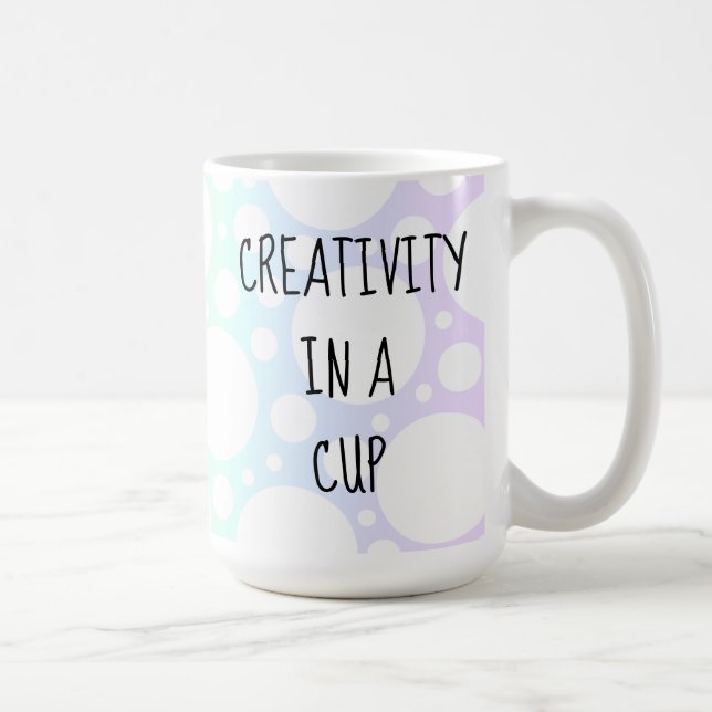 Creativity in a Cup Rainbow Mug (Right)