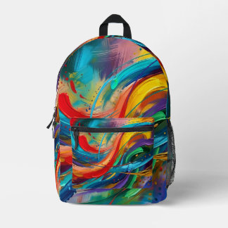 Creativity In Every Detail Printed Backpack