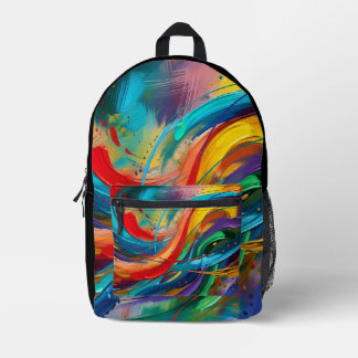 Creativity In Every Detail Printed Backpack