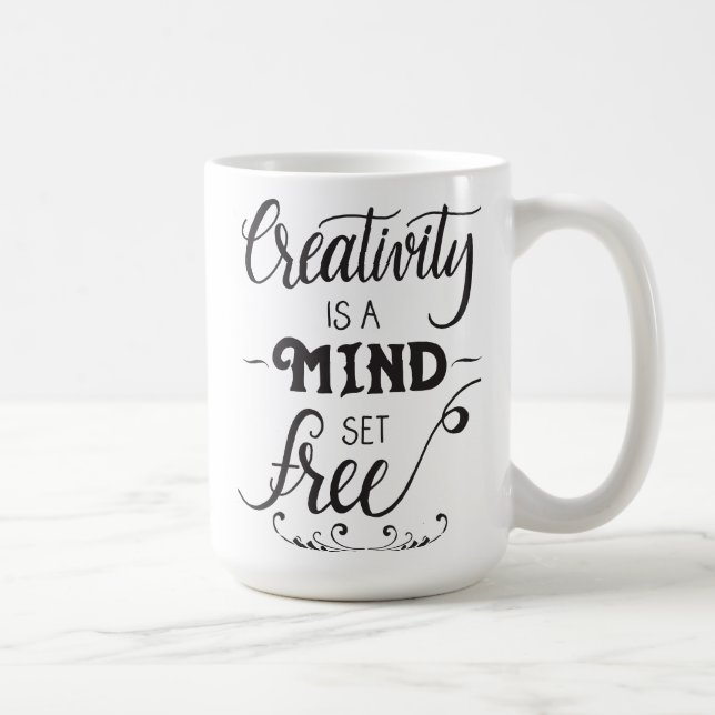 Creativity is a Mind Set Free Mug (Right)