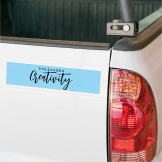 creativity unleashed bumper sticker
