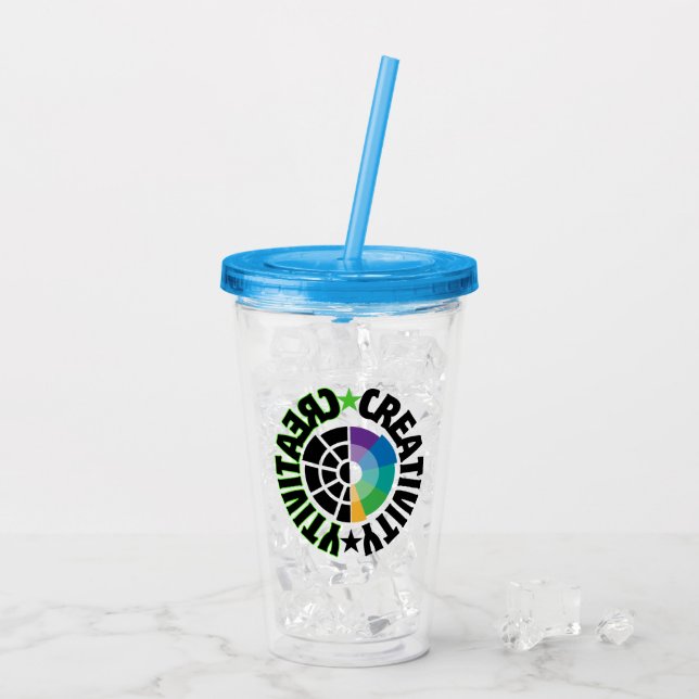 Creativity.w Acrylic Tumbler (Back Ice)
