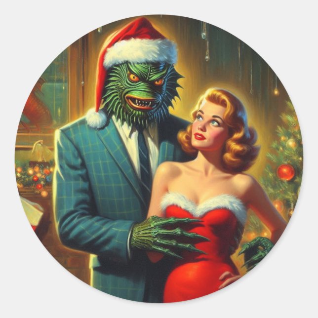 Creature Christmas stickers (Front)
