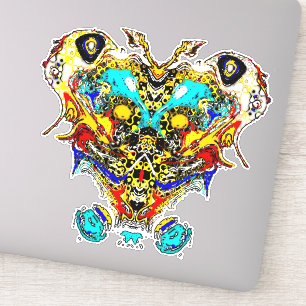 Creature (colourful face like fantasy)