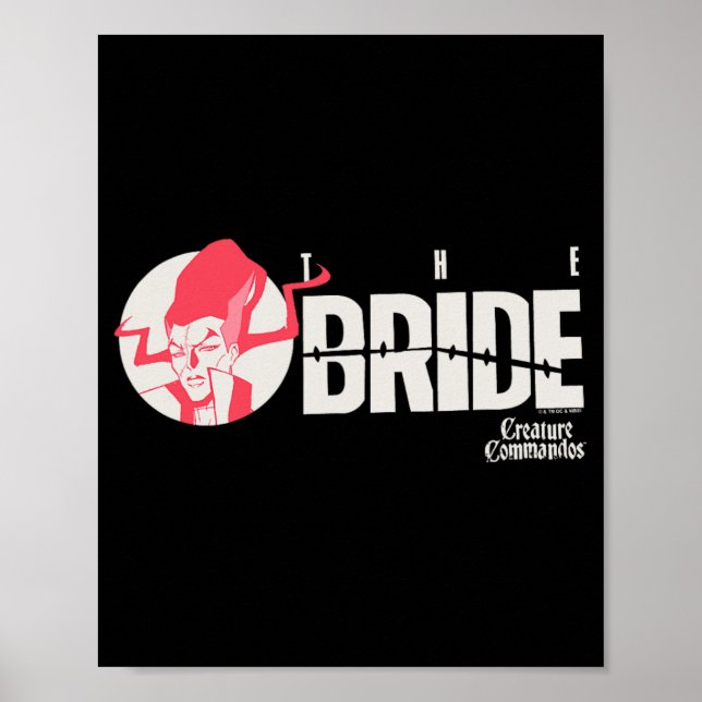 Creature Commandos The Bride Vintage Logo  Poster (Front)