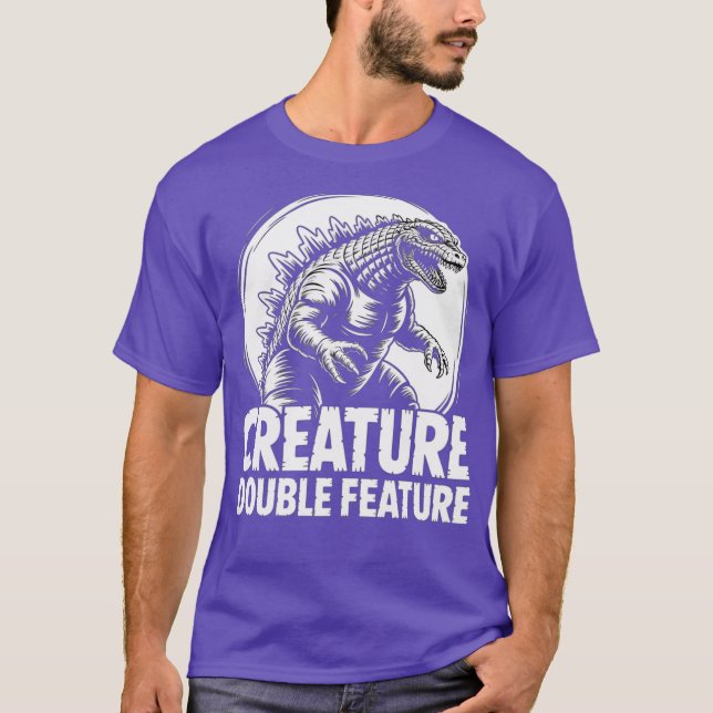 Creature Double Feature WLVI Boston Retro (2) T-Shirt (Front)