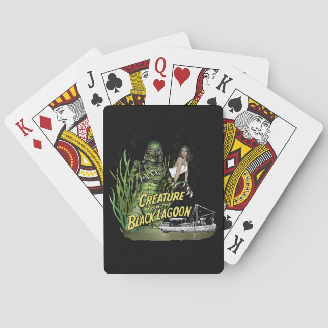 Creature From The Black lagoon Palying Cards (Back)