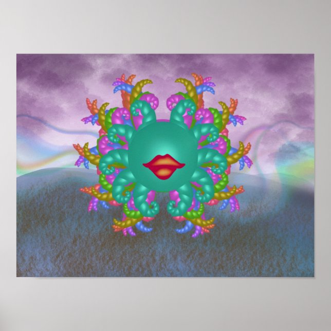 Creature of many colours poster (Front)
