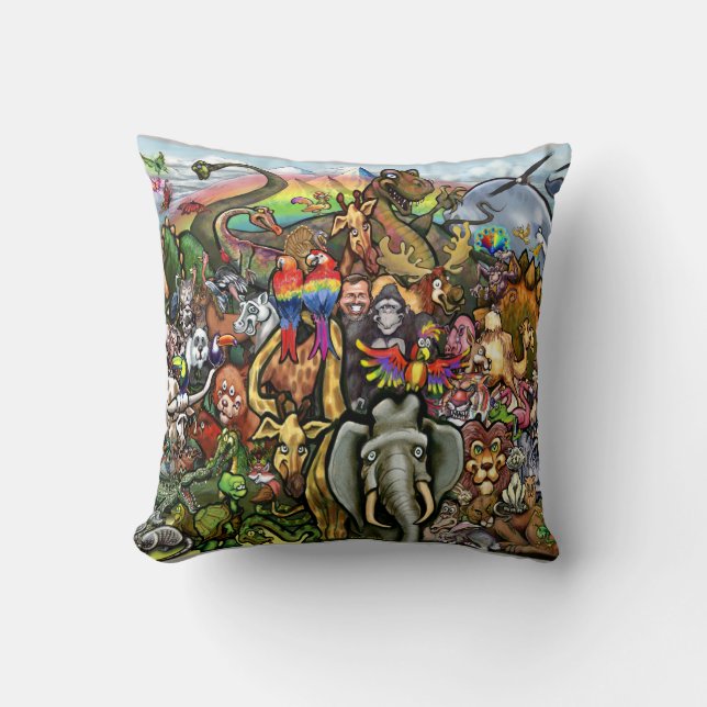 Creatures Beasts and Animals Cushion (Front)