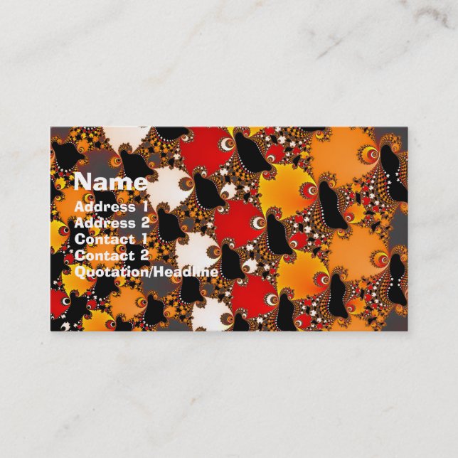 Creatures Business Card (Front)