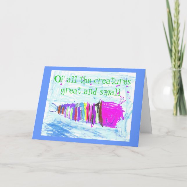 Creatures Great and Small Card (Front)