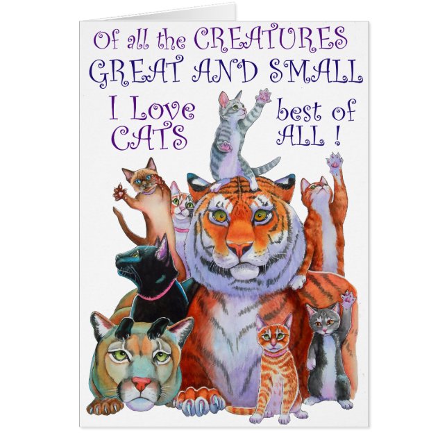 Creatures Great and Small Cat! (Front)
