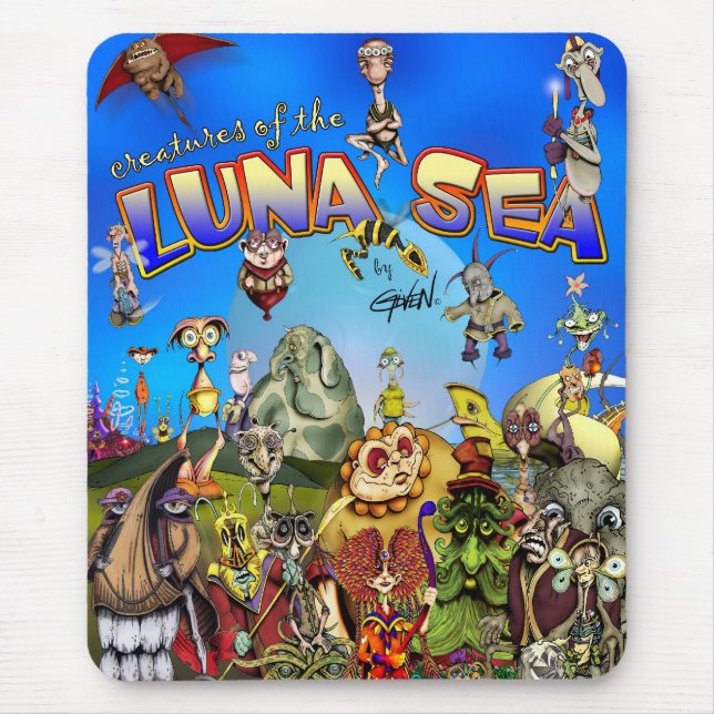 Creatures of the Luna Sea Mouse Pad (Front)