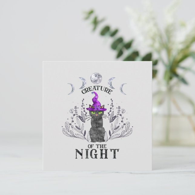 Creatures of the Night – Halloween Black Cat (Standing Front)