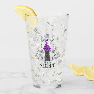 Creatures of the Night – Halloween Black Cat Glass